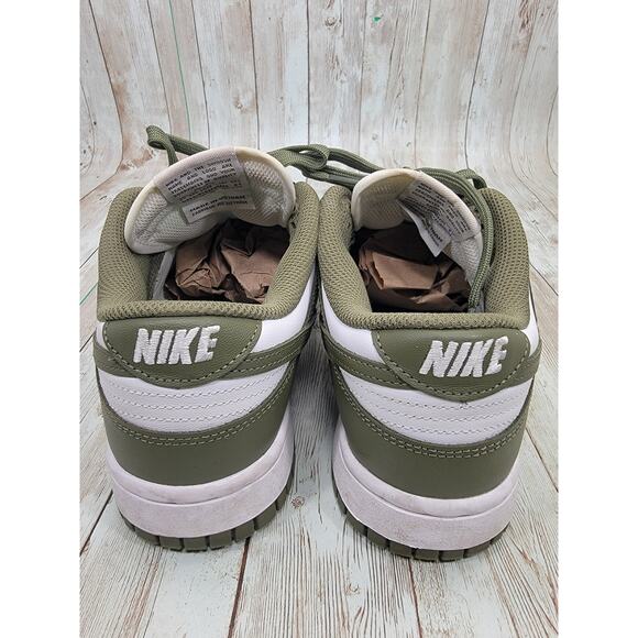 Nike Dunk Low Shoes Medium Olive White DD1503-120 Women's Size 8 - Picture 5 of 8